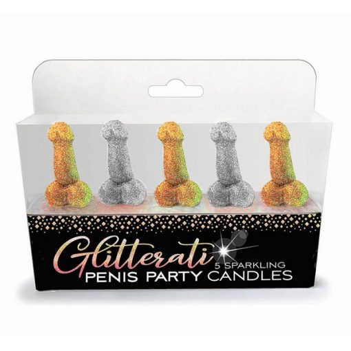 Glitterati Penis, Candle Set Glitterati Penis, Candle