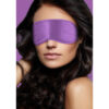 OU027PUR Satin eye mask