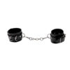 OU048BLK Leather handcuffs