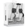 OU664BLK (1) Leg cuffs with fur