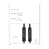 OU670BLK (7) Ogrlica s lisicama za ruke