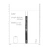 OU670BLK (8) Ogrlica s lisicama za ruke