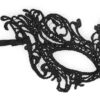 OU687BLK (2) The Royal Face Mask is from a series of 4 masks. Handmade, high quality, lightweight and easy to wear, detailed with a complex modern design inspired by Venice.