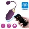 Pretty Love Abner 1 Pretty Love Abner Dark Purple vibrating egg with app and 12 functions