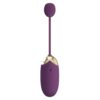 Pretty Love Abner 10 Pretty Love Abner Dark Purple vibrating egg with app and 12 functions