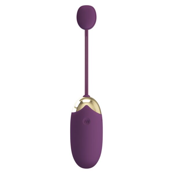 Pretty Love Abner 10 Pretty Love Abner Dark Purple vibrating egg with app and 12 functions