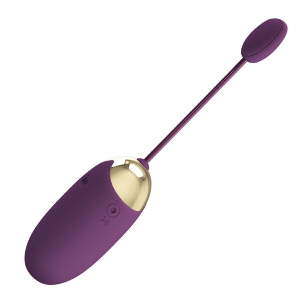 Pretty Love Abner 11 Pretty Love Abner Dark Purple vibrating egg with app and 12 functions