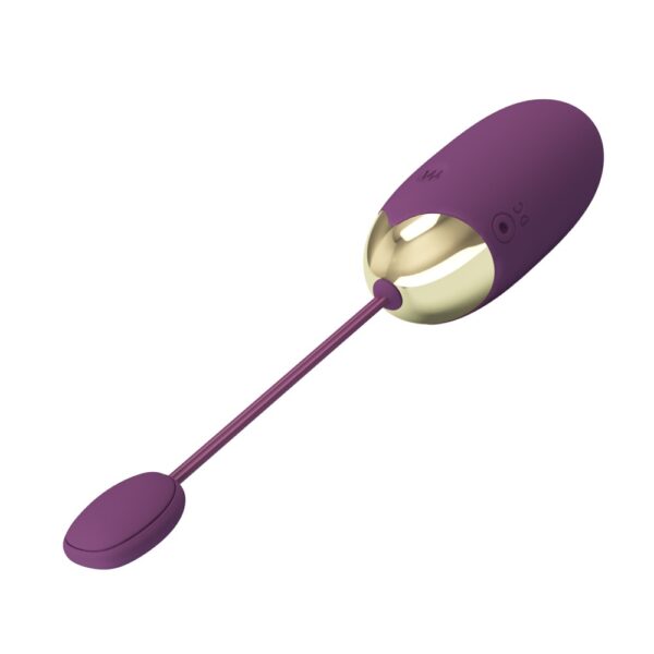 Pretty Love Abner 12 Pretty Love Abner Dark Purple vibrating egg with app and 12 functions