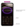 Pretty Love Abner 4 Pretty Love Abner Dark Purple vibrating egg with app and 12 functions