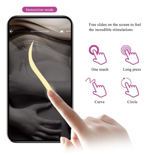 Pretty Love Abner 5 Pretty Love Abner Dark Purple vibrating egg with app and 12 functions