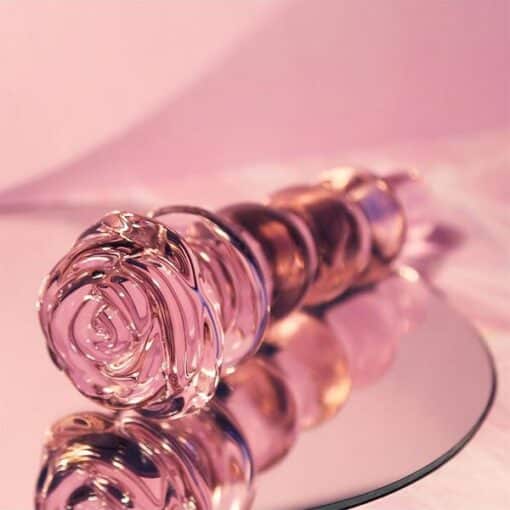 Rosebud Beaded Anal Plug