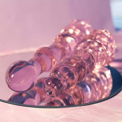 Rosebud Beaded Anal Plug