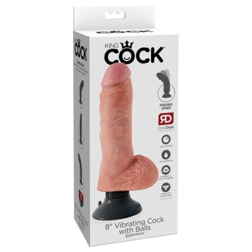 King Cock Vibrating 20 cm