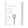 OU595_2 Silikonski Penis Plug s prstenom