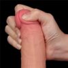 Dual Layer Sliding Skin Dildo 8"