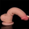 Dual Layer Sliding Skin Dildo 8"