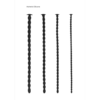 OU437BLK_5 Set of silicone spiral dilators
