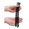 OU437BLK_7 Set of silicone spiral dilators