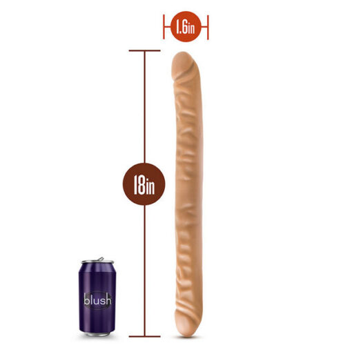 Dildo dvostrani Dr. Skin 18"