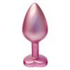 22196 Gleaming Love Pearl Pink Butt Plug