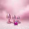22196-3 Gleaming Love Pearl Pink Butt Plug