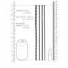 OU436BLK_6 Silicone spiral dilator set for beginners