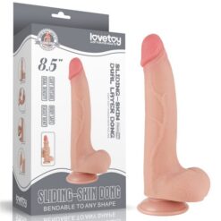 Dildo Sliding Skin Dual Layer 8.5