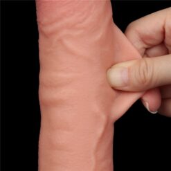 Dildo Sliding Skin Dual Layer 9.5''