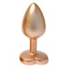 22199 Gleaming Love Pearl Gold Butt Plug