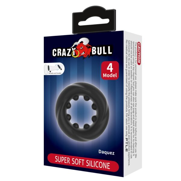 Crazy Bull Daquez Silicone Cock Ring Crazy Bull Daquez Silicone Cock Ring