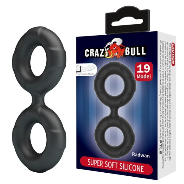Crazy Bull Radwan Silicone Cock Ring 1 Crazy Bull Radwan Silicone Cock Ring