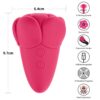 Flicker Rechargeable Vibrator Rose Red 9 Flicker Rechargeable Vibrator Rose Red