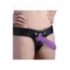 AG474-PURPLE-8 Squeezable Slim Dildo