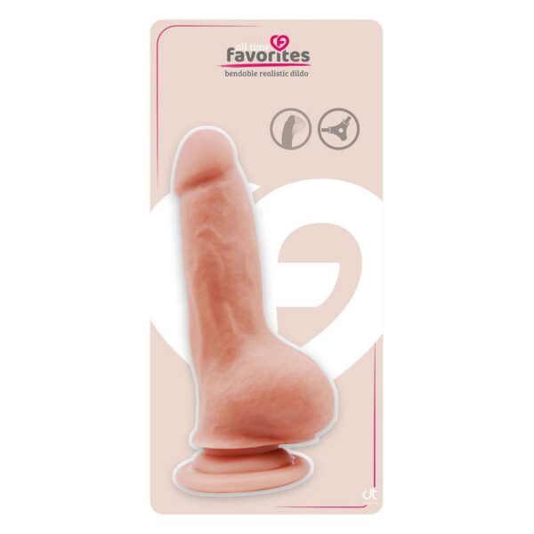 21749-P All-Time Favorites Bendable Dildo