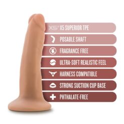 Dr Skin Plus 5'' Posable Dildo