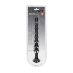 Ribbed Silicone Flared Analni stimulator
