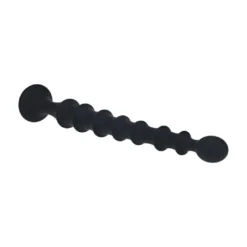 Ribbed Silicone Flared Analni stimulator