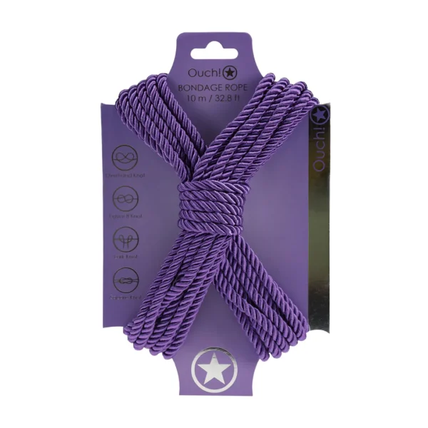 OU1058PUR Ouch 10m Tie-down Strap