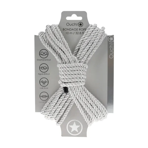 OU1058SIL Ouch 10m Tie-down Strap