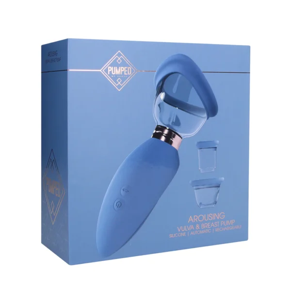 PMP051BLU-2 Arousing Pumpa za vaginu i bradavice