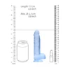 REA090BLU_5 RealRock Dildo 6''