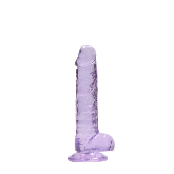 REA091PUR_2 RealRock Dildo 7''