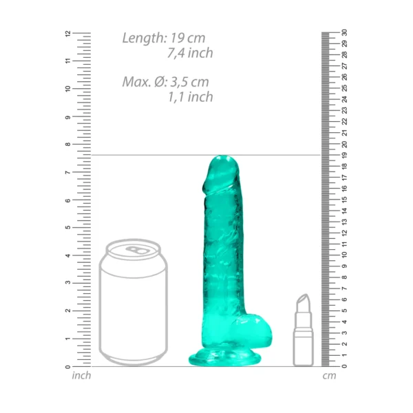 REA091TUR_5 RealRock Dildo 7''