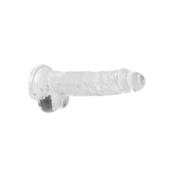RealRock Crystal Clear Dildo 8''