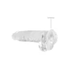 REA093TRA_4_1 RealRock Crystal Clear Dildo 9'