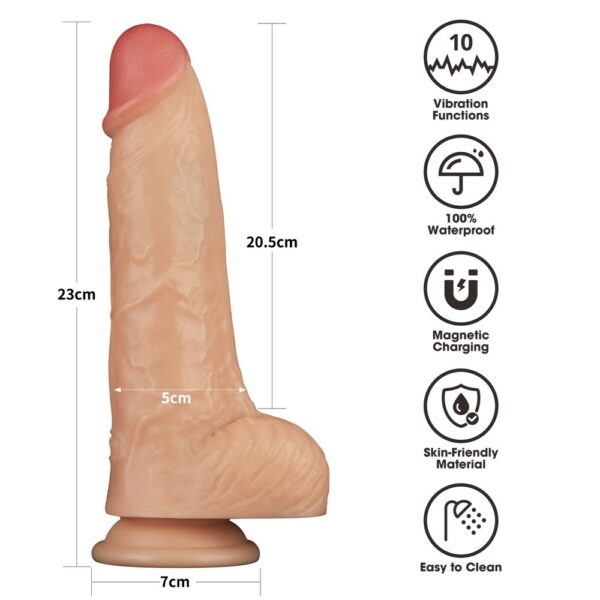 Vibrator Lovetoy Power Basics Cock 9'' 11 Vibrator Lovetoy Power Basics Cock 9''