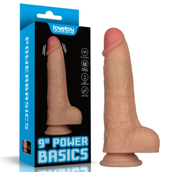 Vibrator Lovetoy Power Basics Cock 9'' Vibrator Lovetoy Power Basics Cock 9''
