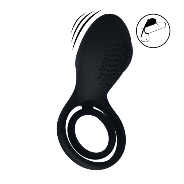 RS116312_Levelz_LVL03-0005BLK_100_scr Penis ring Winged