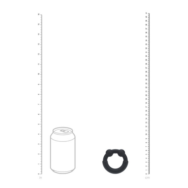 RS142096_Levelz_LVL01-0055BLK_500_scr Metal & Silicone Cockring