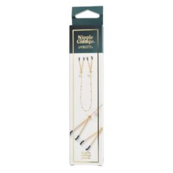 Štipaljke za bradavice s lančićem i perlama